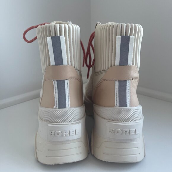 Sorel | Brex Cozy Lace Women's Boot | Nova Sand Sea Salt | Size 8.5 - Picture 3 of 9